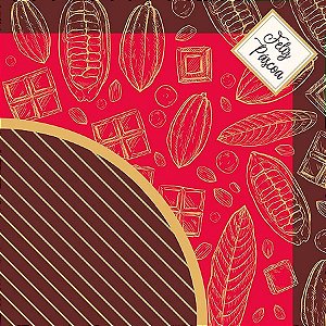 Saco Express 39x39cm para Ovos de 350g a 500g - É de Cacau - 25 unidades - Cromus - Rizzo