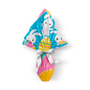 Saco Express 39x39cm para Ovos de 350g a 500g - Blossoms - 25 unidades - Cromus - Rizzo