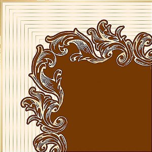 Saco Express 44x44cm para Ovos de 500g a 750g - Astral Marrom e Ouro - 25 unidades - Cromus - Rizzo