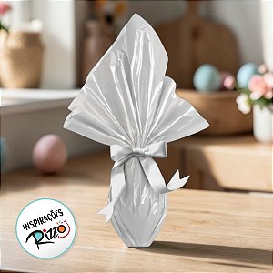 Saco Express 49x49cm para Ovos de 150g a 1kg - Incolor - 25 unidades - Cromus - Rizzo