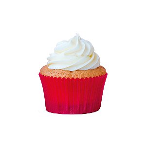 Forminha Forneável para Cupcake - Vermelho - 45 unidades - Mago - Rizzo