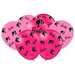 Balão Especial Festa Barbie Pink/Rosa 9" - 25 unidades - Festcolor - Rizzo