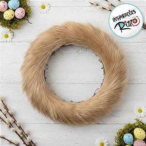 Guirlanda Capim Bege - 35cm - 1 unidade - Cromus - Rizzo