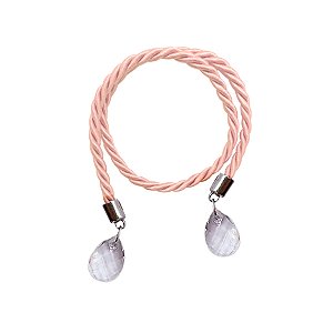 Cordão Decorativo - Rosa Pingente Gota - 32cm - 1 unidade - Rizzo