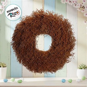 Guirlanda Rustica 45cm - Laranja - 1 unidade - Cromus - Rizzo