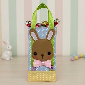 Bolsinha Pontilhada Coelho - Páscoa - 1 unidade - Rizzo