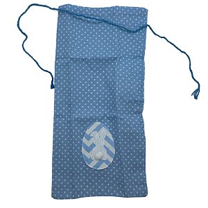 Bag Artesanal - Azul - Páscoa - 1 unidade - Rizzo