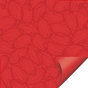 Folha para Ovos de Páscoa Double Face Chocolux Vermelho 69x89  - 25 unidades - Cromus - Rizzo