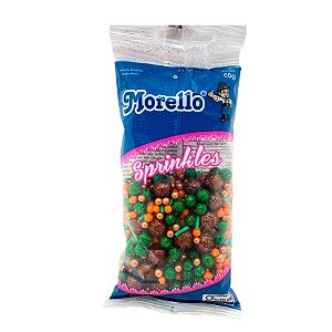 Confeitos Sprinkles Páscoa V - Misto Verde - 60g unidades - Morello - Rizzo