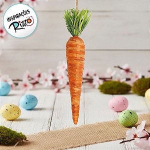 Cenoura Decorativa - 57cm - 1 unidade - Cromus - Rizzo