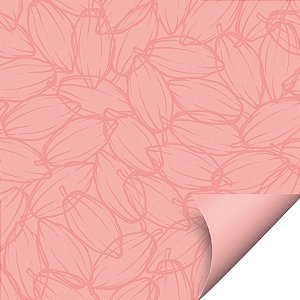 Folha para Ovos de Páscoa Double Face Chocolux Rosa 69x89cm  - 25 unidades - Cromus - Rizzo
