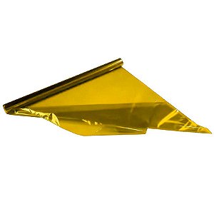 Papel Celofane Amarelo 1m x 85cm  - 5 unidades - Cromus - Rizzo