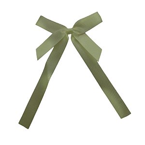 Laço Perfeito de Fita de Cetim com Adesivo - Verde Oliva - P 5x20,5cm - 3 unidades - Cromus - Rizzo