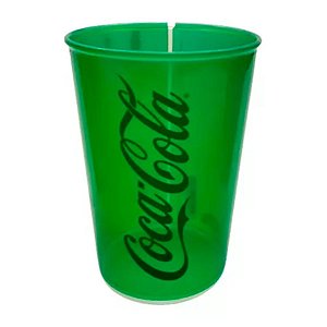 Copo de Plástico Coca-Cola - Verde - 320 ml - 1 unidade - Plasútil - Rizzo