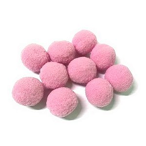 Pompom Decorativo Rosa - 1,5cm - 25 unidades - Rizzo