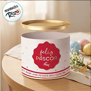 Lata para Doces Rígida Feelings Bolinhas - 1 unidade - Cromus - Rizzo