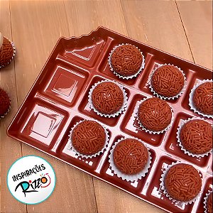 Bandeja Decorativa - Chocolate Marrom - 1 unidade - Rizzo