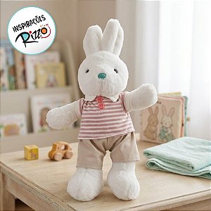 Coelho de Pelúcia Camisa Listrada - 41cm - 1 unidade - Rizzo