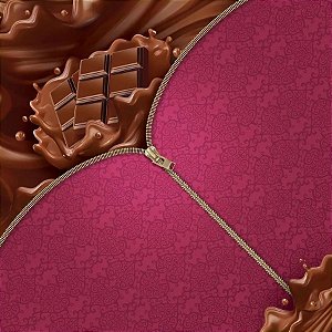 Saco Express 39x39cm para Ovos de 350g a 500g - Chocozíper Marsala - 5 unidades - Cromus - Rizzo