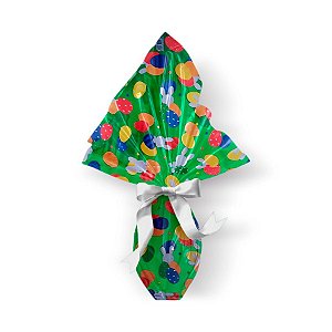Folha para Ovos de Páscoa Mundo Dos Ovos Verde 69x89cm - 25 unidades - Cromus - Rizzo