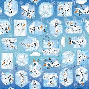 Folha para Ovos de Páscoa Frozen Olaf 69x89cm - 25 unidades - Cromus - Rizzo