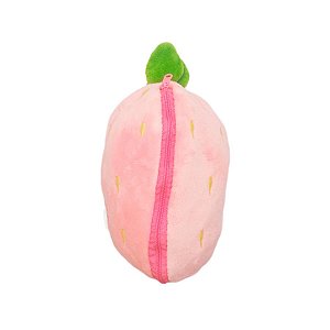 Coelho Morango de Pelúcia Rosa - 24cm  - 1 unidade - Rizzo