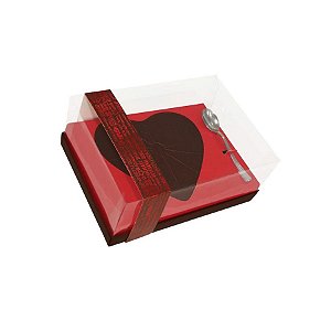 Caixa Coração de Colher 250g - Classic Red Love - 1 unidade - Rizzo