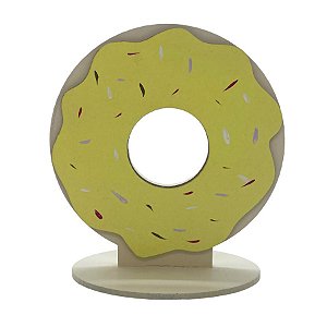 Donut MDF - Amarelo - 16,5cm - 1 unidade - Rizzo