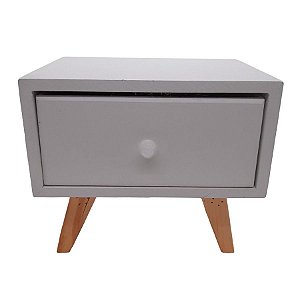 Mesinha com Gaveta MDF - Branca - 17,5x20cm - 1 unidade - Rizzo