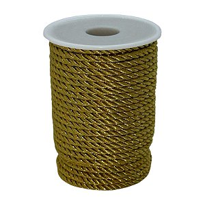 Cordão Decorativo São Francisco - Dourado - 5mm - 1 unidade - Rizzo