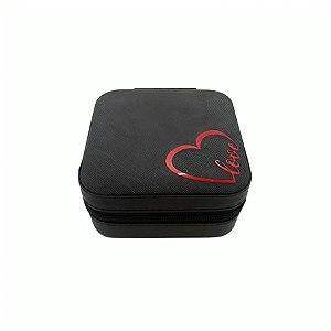 Mini Porta Joias Personalizado - Love - Preto - 1 unidade - Rizzo