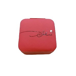 Mini Porta Joias Personalizado - Nome com Coração - Rosa Escuro - 1 unidade - Rizzo