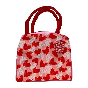 Bolsa Termica Rosa - 22x12x18cm - 1 unidade - Rizzo