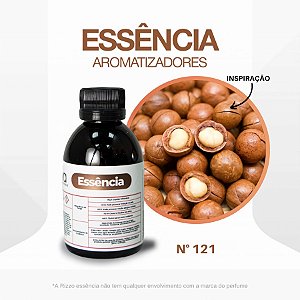 Essência Macadamia Concentrada para Ambientes N°121 - 100 g - 1 unidade - Rizzo