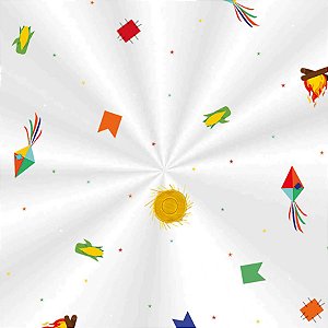 Saco Transparente Decorado - Festa Junina Balance - 100 unidades - Cromus - Rizzo