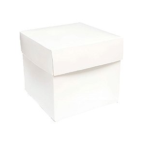 Caixa Cubo Para Presente Branco Mini PP  - 10 unidades - Assk - Rizzo