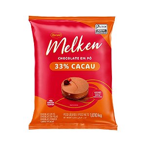 Chocolate em Pó 33% - Melken - 1,010kg - 1 unidade - Harald - Rizzo