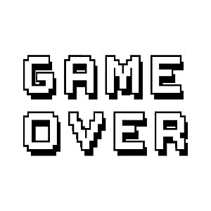 Transfer - Game Over - 1 unidade - Rizzo