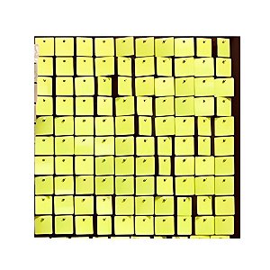 Painel Metalizado Shimmer Wall Amarelo Neon - 30x30cm - 1 unidade - Rizzo