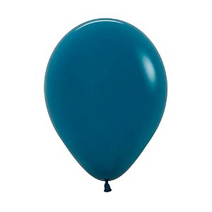 Balão de Festa Latéx Fashion - Turquesa Profundo (Cor: 035) - Sempertex - Rizzo