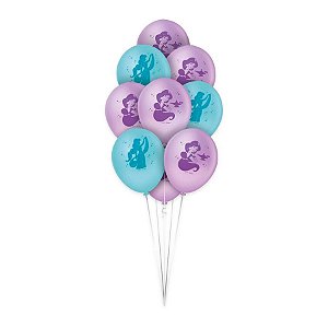 Balão de Festa Decorado Jasmine - 25 unidades - Regina - Rizzo