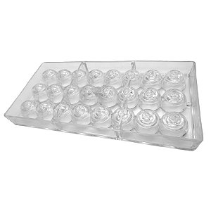 Forma Injetada - 13,5 x 27,5 - Rococo -  24 Cavidades - 1 unidade - Rizzo