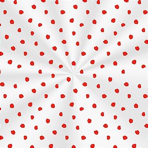 Saco Adesivado Decorado com Aba - Dots Vermelho - 100 unidades - Cromus - Rizzo