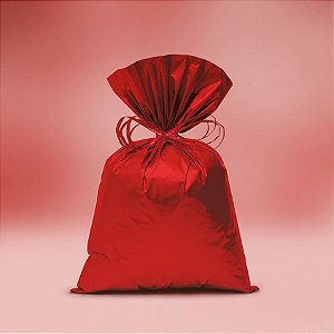 Saco para Presente Perolado - Vermelho - Cromus - Rizzo