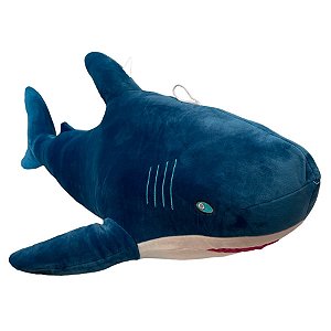Tubarão de Pelúcia - Azul Marinho - 75cm - 1 unidade - Rizzo
