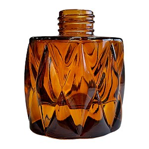 Frasco para Perfumaria de Vidro - Ambar - 80ml - 1 unidade - Rizzo