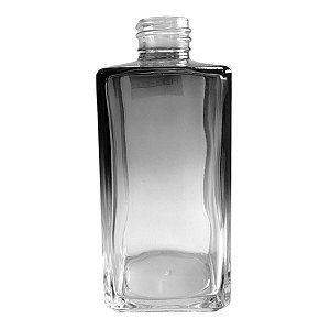 Frasco para Perfumaria de Vidro Retangular - Londres Degradê Fume - 250ml - 1 unidade - Rizzo
