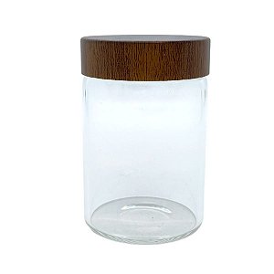 Pote de Vidro Hermético com Tampa Rosqueável de Plástico - 5,5x8cm - 125ml - 1 unidade - Rizzo