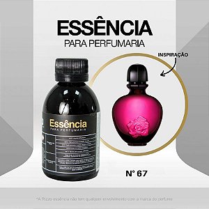 Essência XS Black Fem Concentrada para Perfumaria N°67 - 100g - 1 unidade - Rizzo