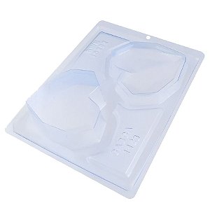 Forma Especial Trufa Porta Joia Coração 3 Partes - Ref 10282 - 1 unidade - Rizzo